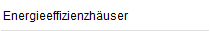 Energieeffizienzhuser